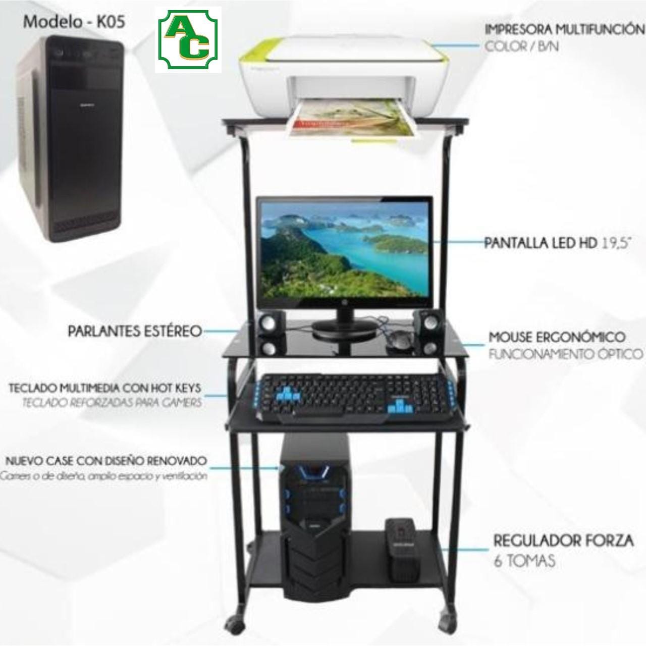 Combina Computer COMBO COMPUTADOR CELERON - ALMACENES CORSA