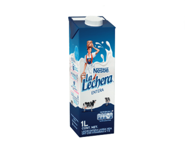 Leche La Lechera Entera Cartón 1L