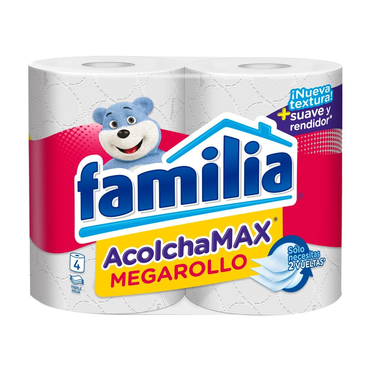 Papel Higiénico Familia AcolchaMax MegaRollo X 4