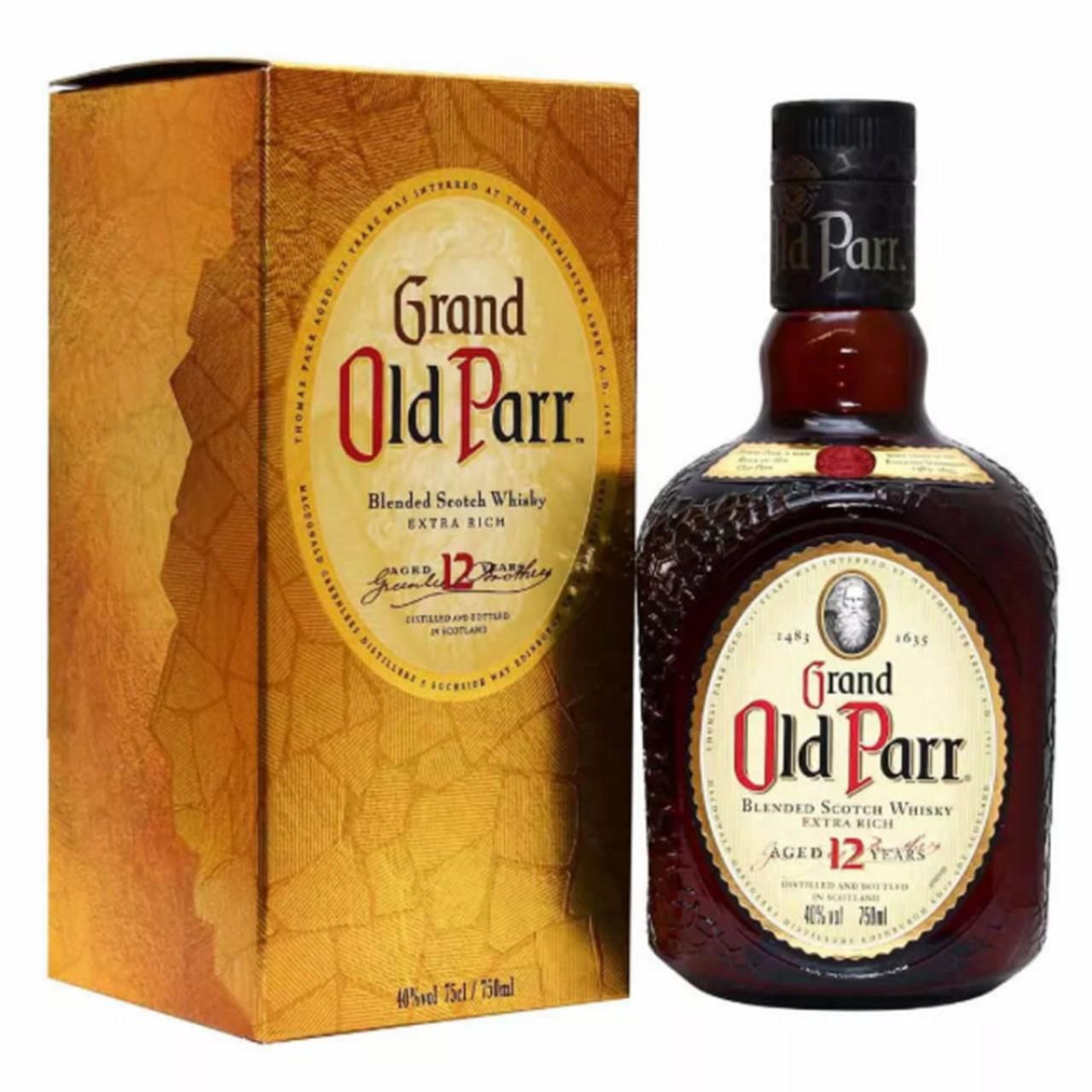 Whisky Grand Old Parr 12 Años 750 ml - ALMACENES CORSA