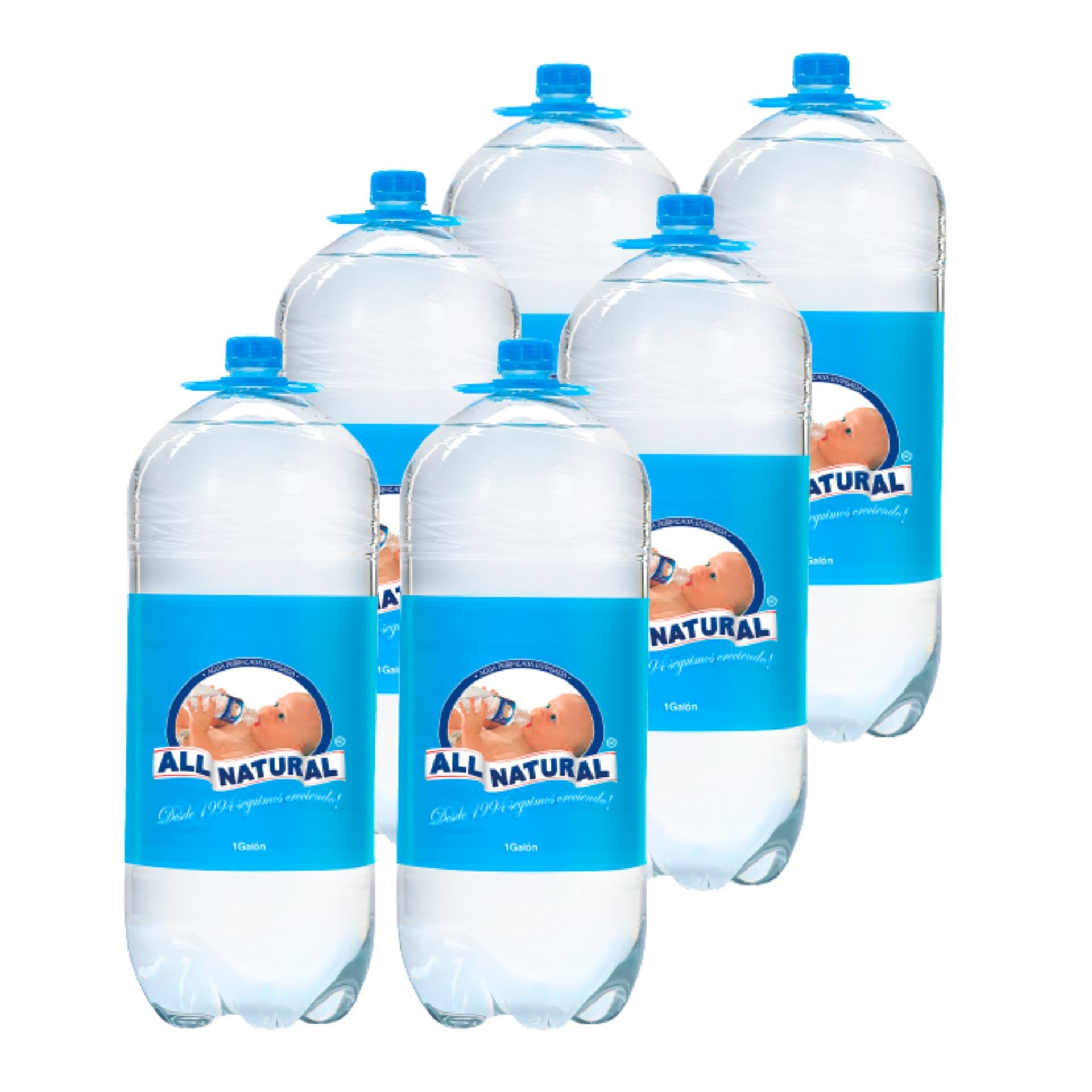 gua all natutal 6 pack 1 galón