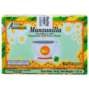 TE ILE MANZANILLA CON MIEL 25 U
