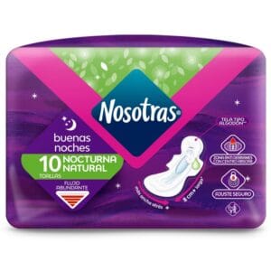 toallas nosotras buenas noches 10u