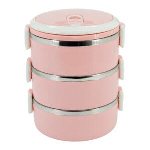 Vianda Doble para Comida Acero 2.1L